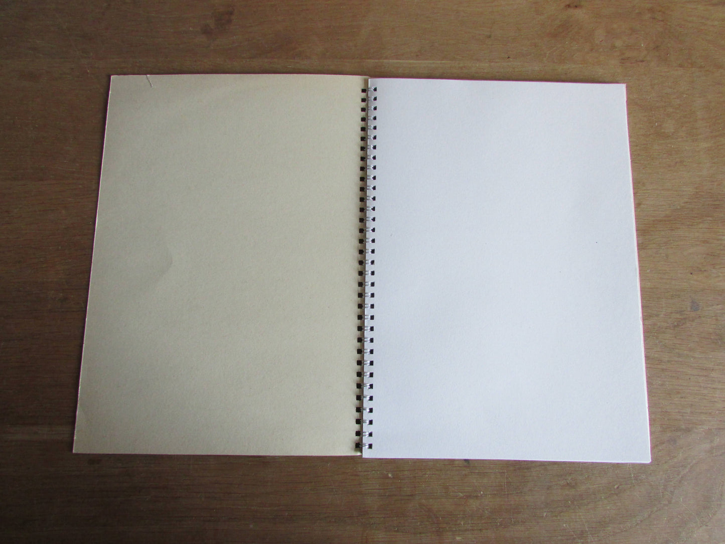 Home-made A4 wire-bound sketchbook using 100% recycled 140gsm Cartridge Paper, BBC Watch