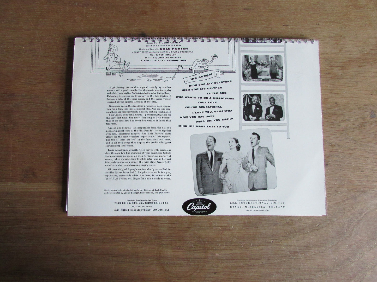 Home-made A4 wire-bound sketchbook using 100% recycled 140gsm Cartridge Paper, High Society