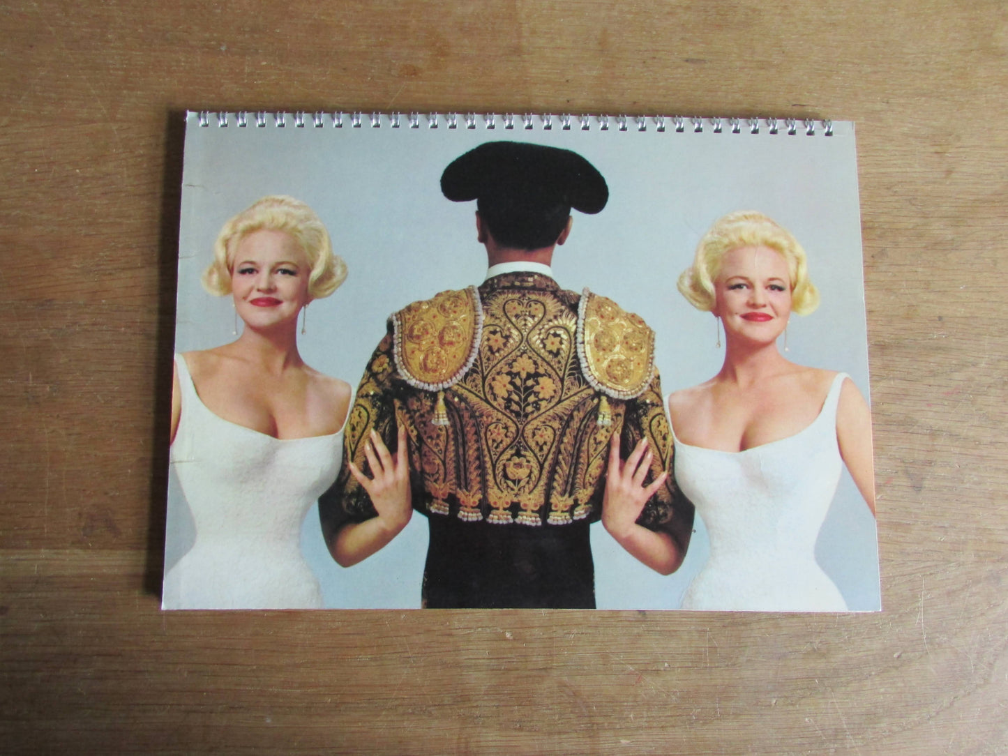 Home-made A4 wire-bound sketchbook using 100% recycled 140gsm Cartridge Paper, Peggy Lee