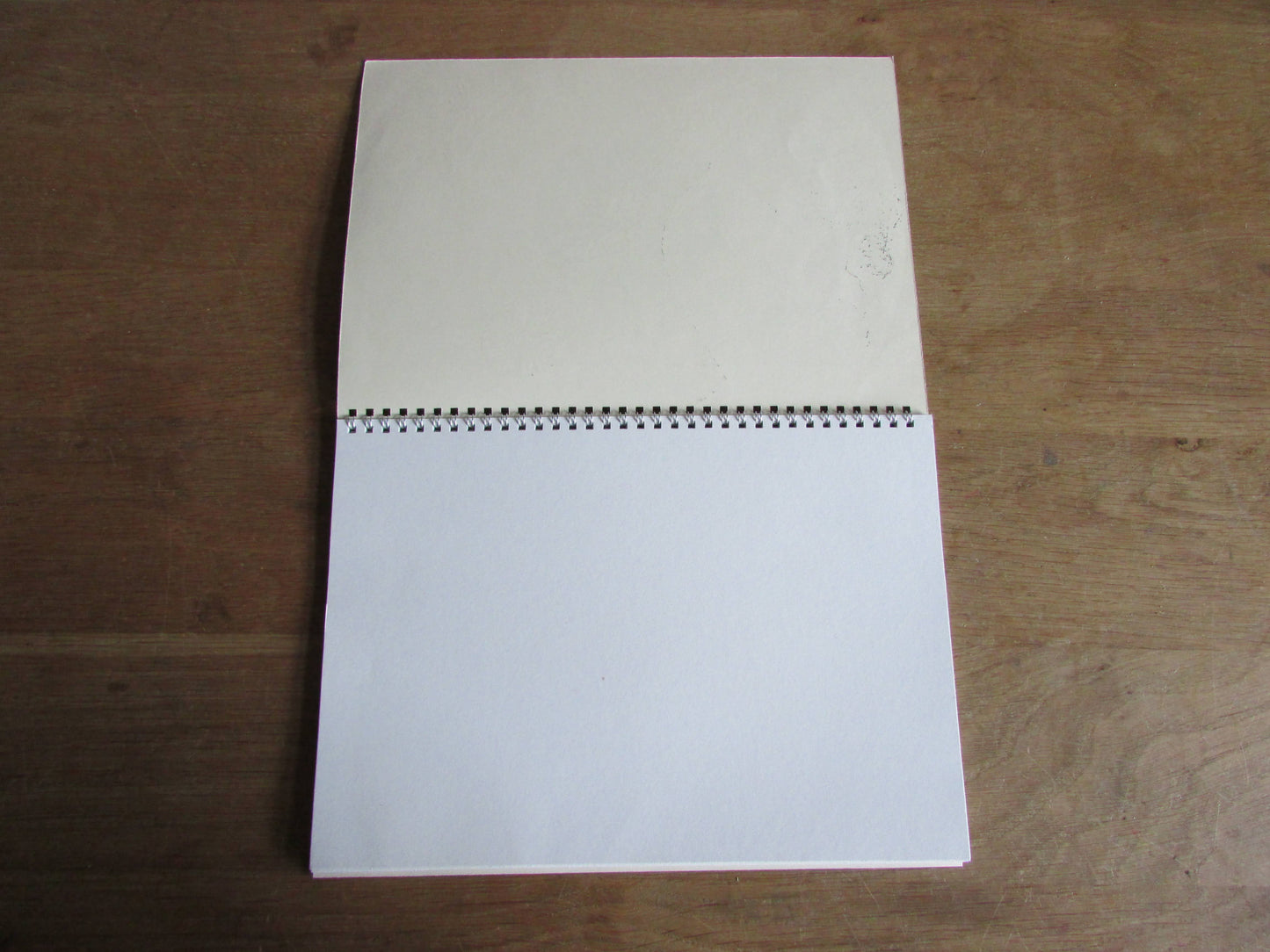 Home-made A4 wire-bound sketchbook using 100% recycled 140gsm Cartridge Paper, The Three-Cornered Hat