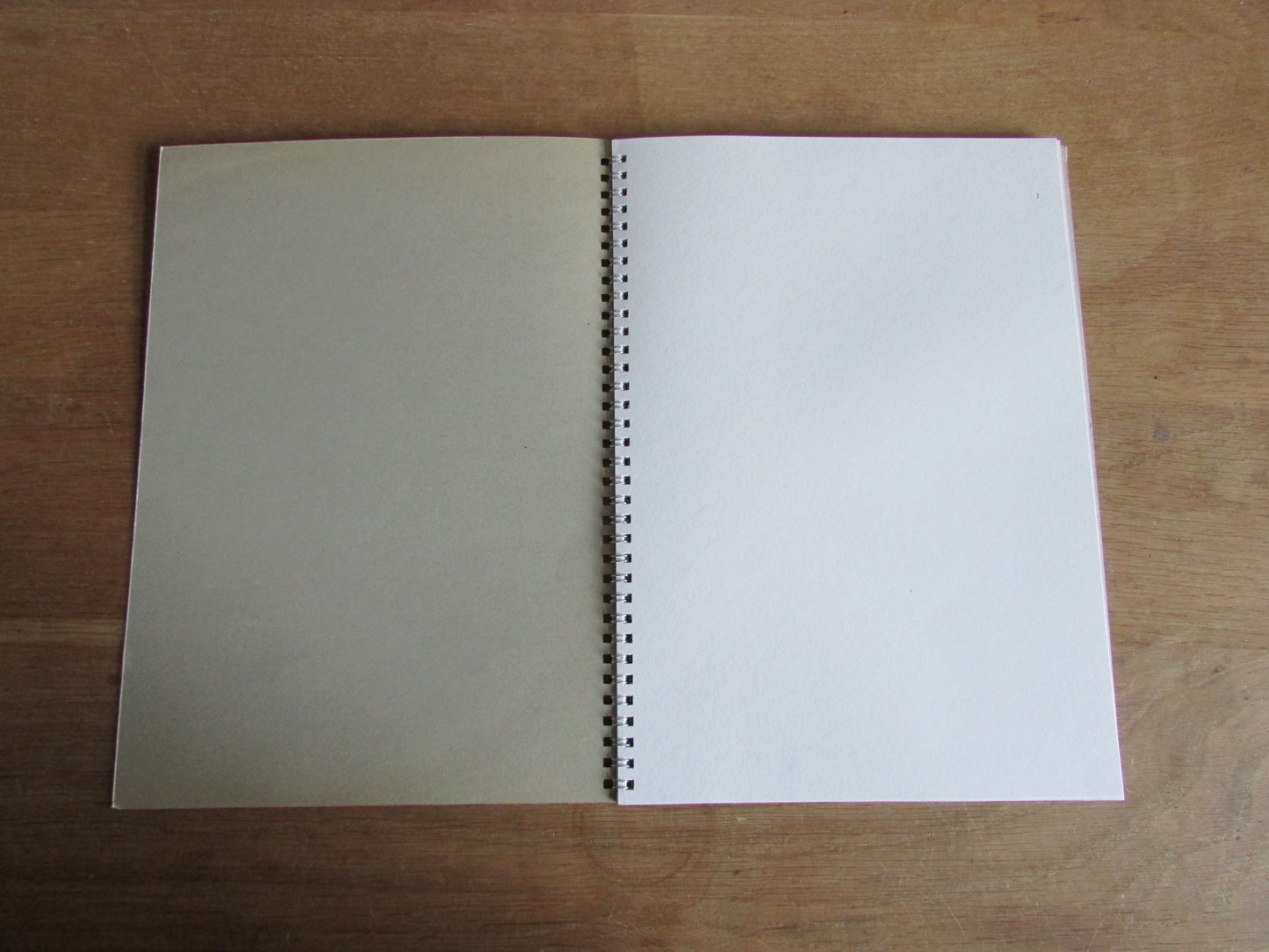 Home-made A4 wire-bound sketchbook using 100% recycled 140gsm Cartridge Paper, Second Image