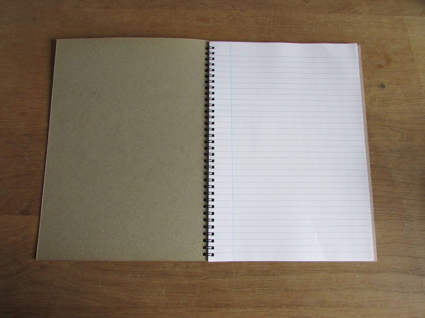 Home-made A4 wire-bound notebook, 30 sheets lined paper, Best of Broadway
