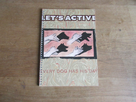 Home-made A4 wire-bound notebook, 30 sheets lined paper, Let's Active