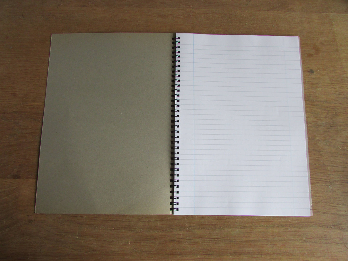 Home-made A4 wire-bound notebook, 30 sheets lined paper, The Royal Tournament 'Trafalgar'
