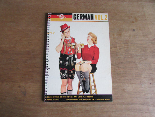 A4 wire-bound notebook, 30 sheets lined paper, German Vol 2