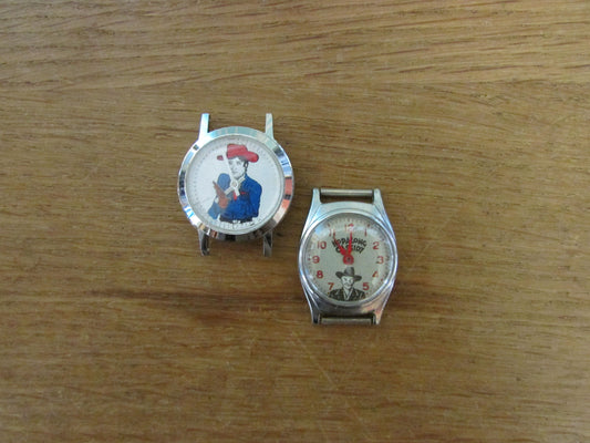 1950s Roy Rogers-inspired, & Timex Hopalong Cassidy watch cases