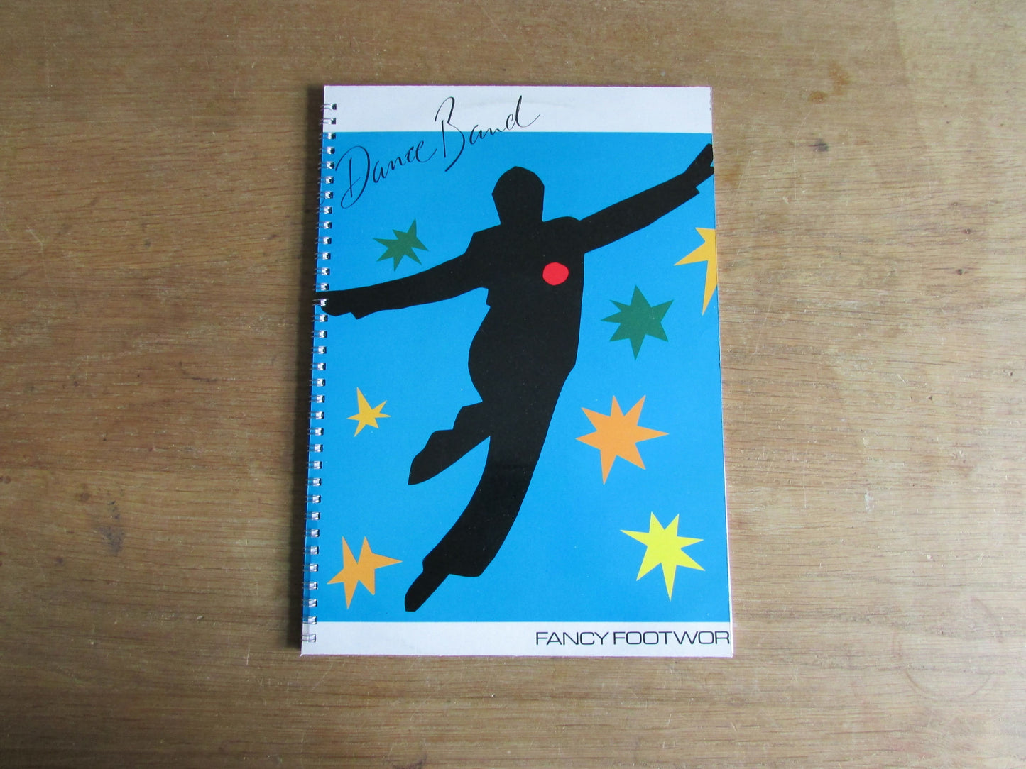 Home-made A4 wire-bound notebook, 30 sheets lined paper, The Dance Band