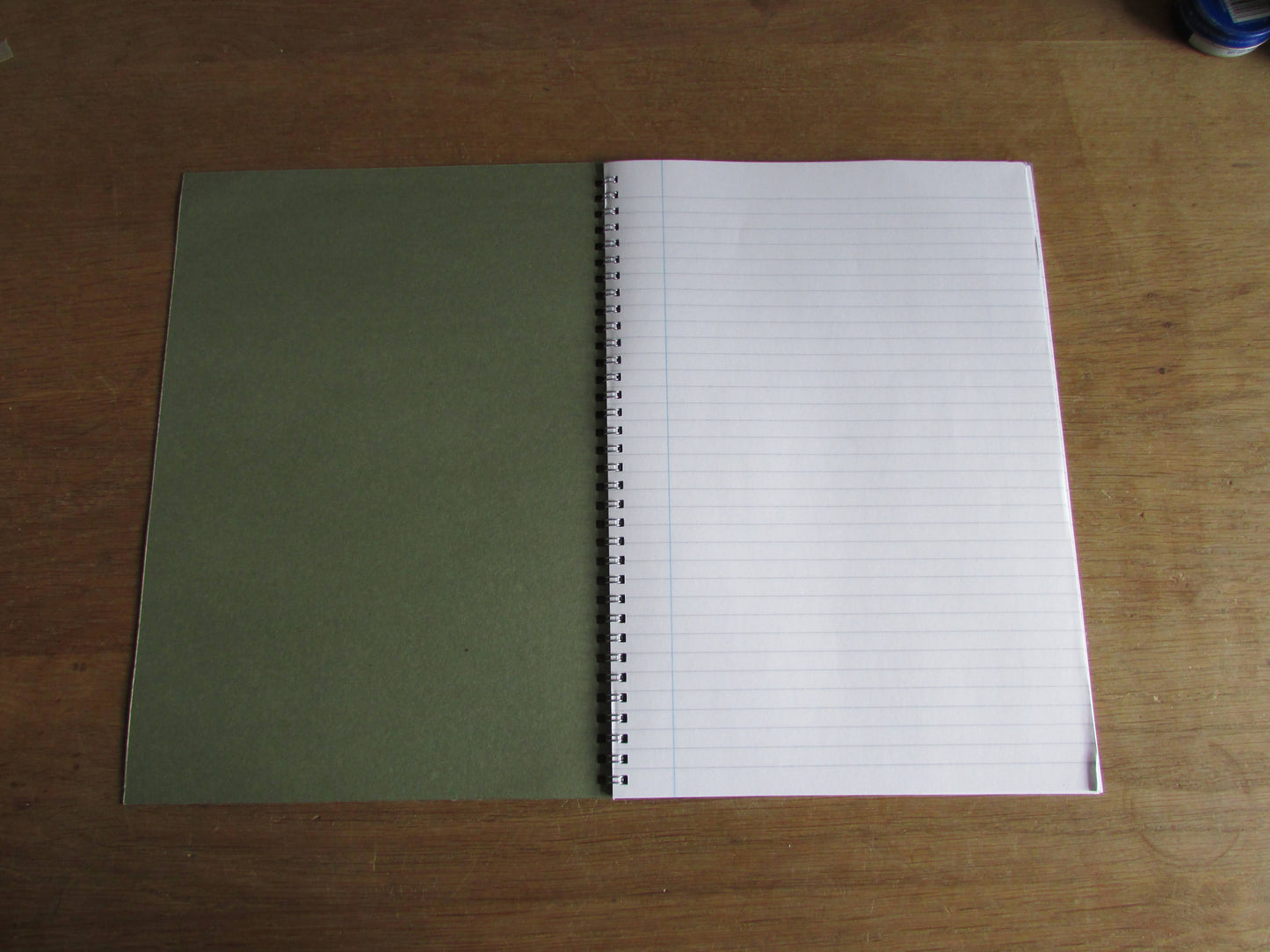 Home-made A4 wire-bound notebook, 30 sheets lined paper, The Dance Band
