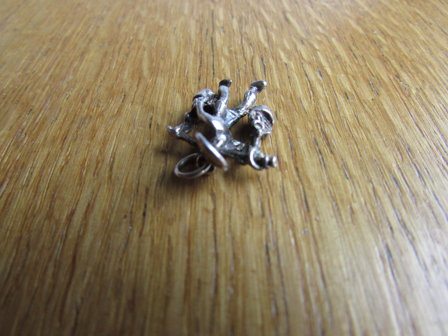 Vintage stering silver/silver-tone water carrier charm pendant