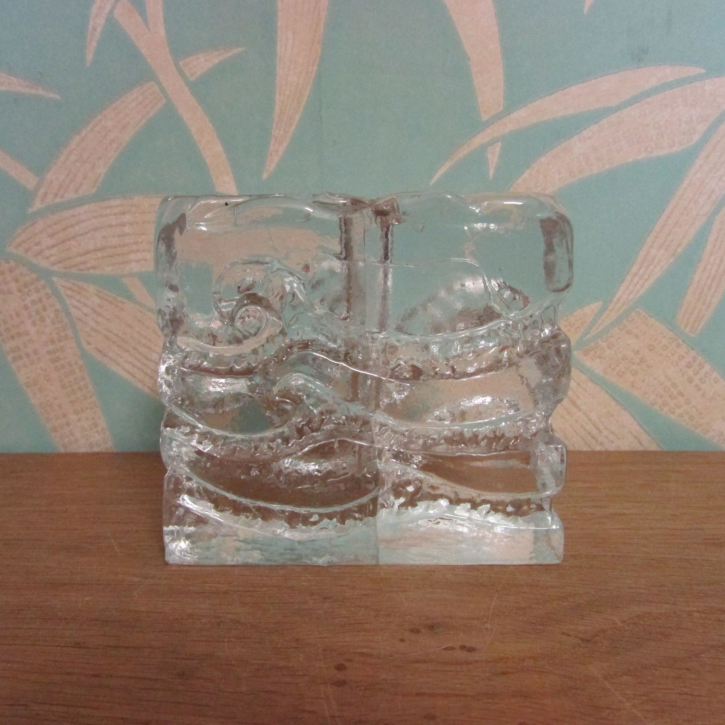 1970s Ingrid 'Solifleur Blockkristall Zweigvase' bud/stem vase