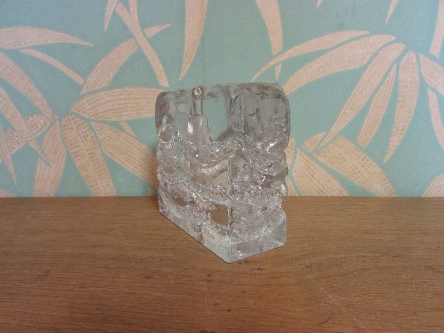 1970s Ingrid 'Solifleur Blockkristall Zweigvase' bud/stem vase