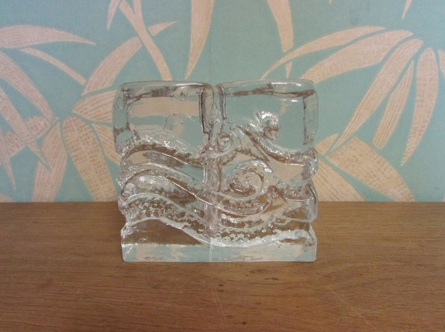 1970s Ingrid 'Solifleur Blockkristall Zweigvase' bud/stem vase