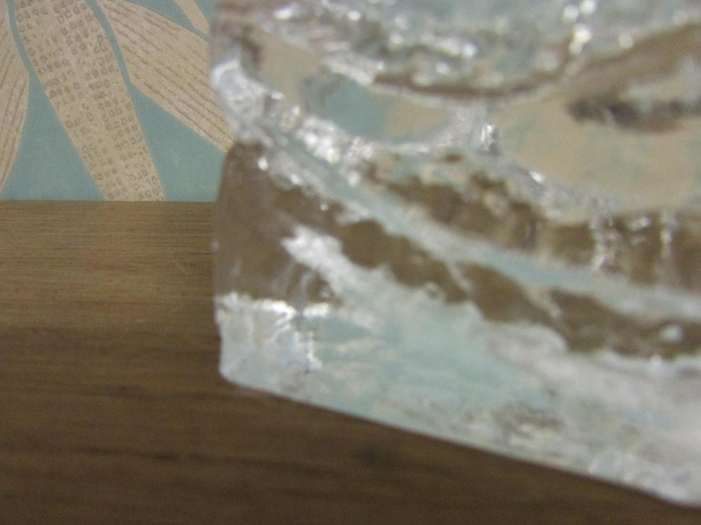 1970s Ingrid 'Solifleur Blockkristall Zweigvase' bud/stem vase