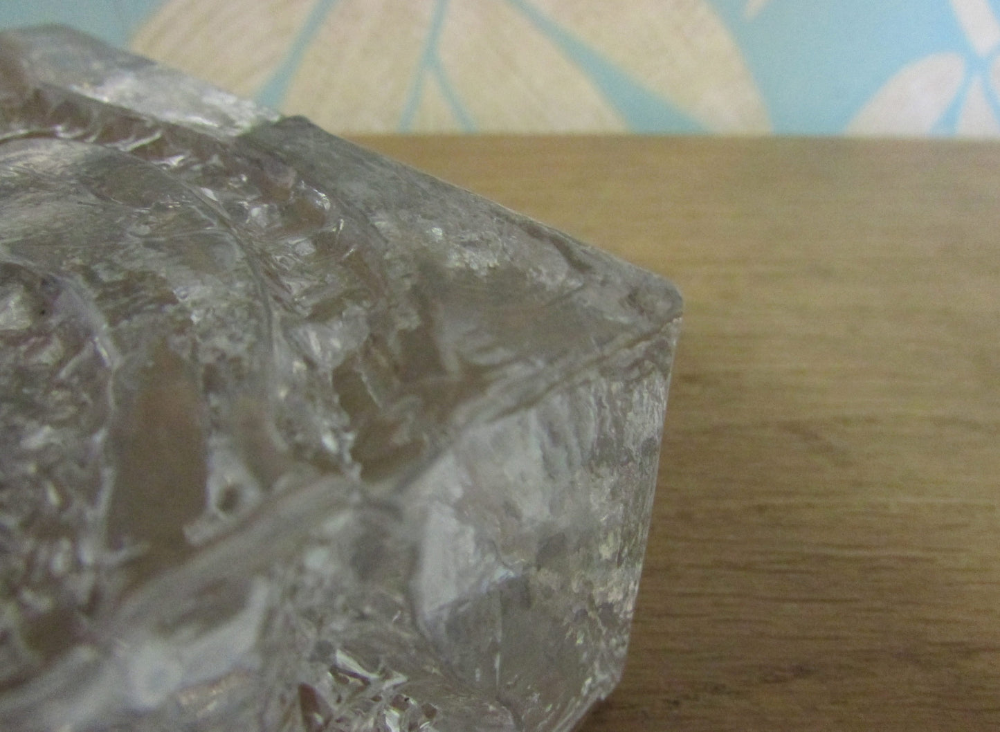 1970s Ingrid 'Solifleur Blockkristall Zweigvase' bud/stem vase