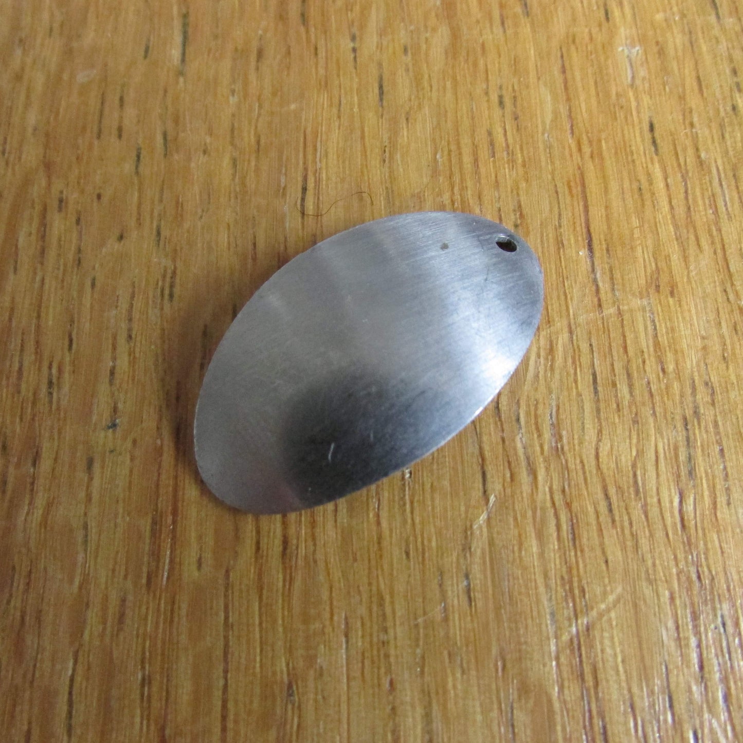 Vintage Abalone shell & stainless steel pendant