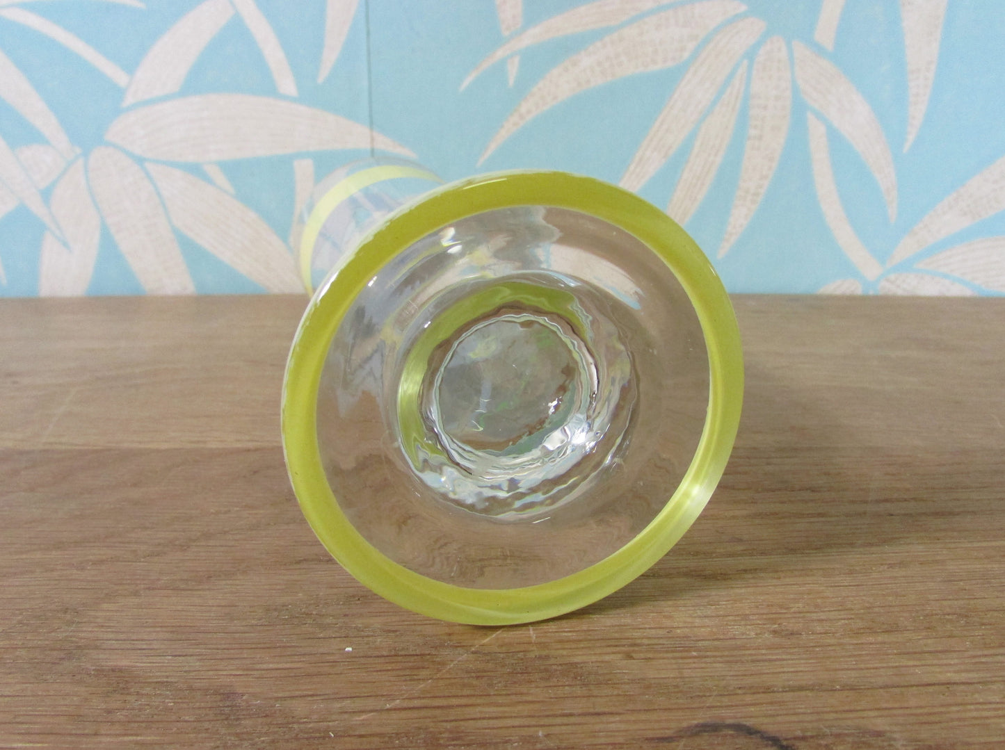 1980s Panache Memphis 'Dancing Legs' highball/sling glass