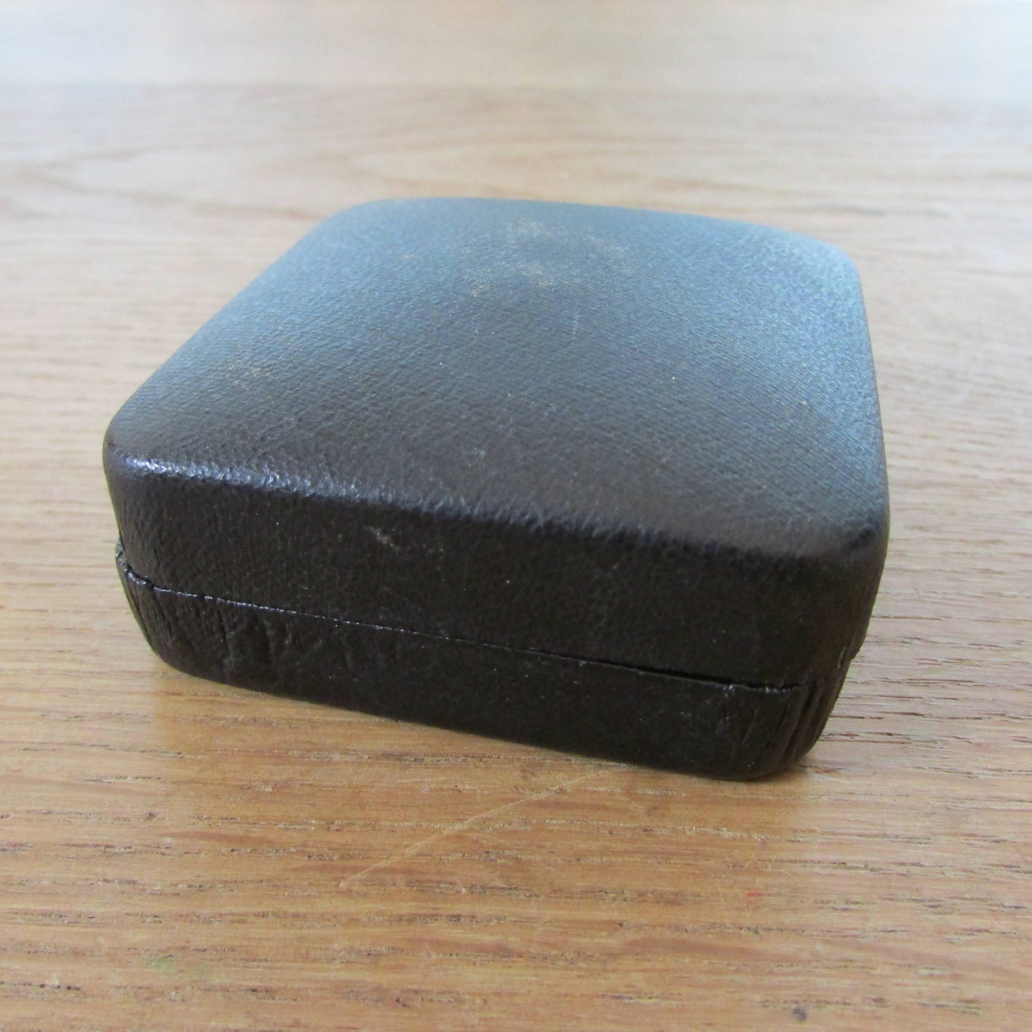 1960s Merlin diamond-cut gold-tone cufflinks with purple rhinestone detail