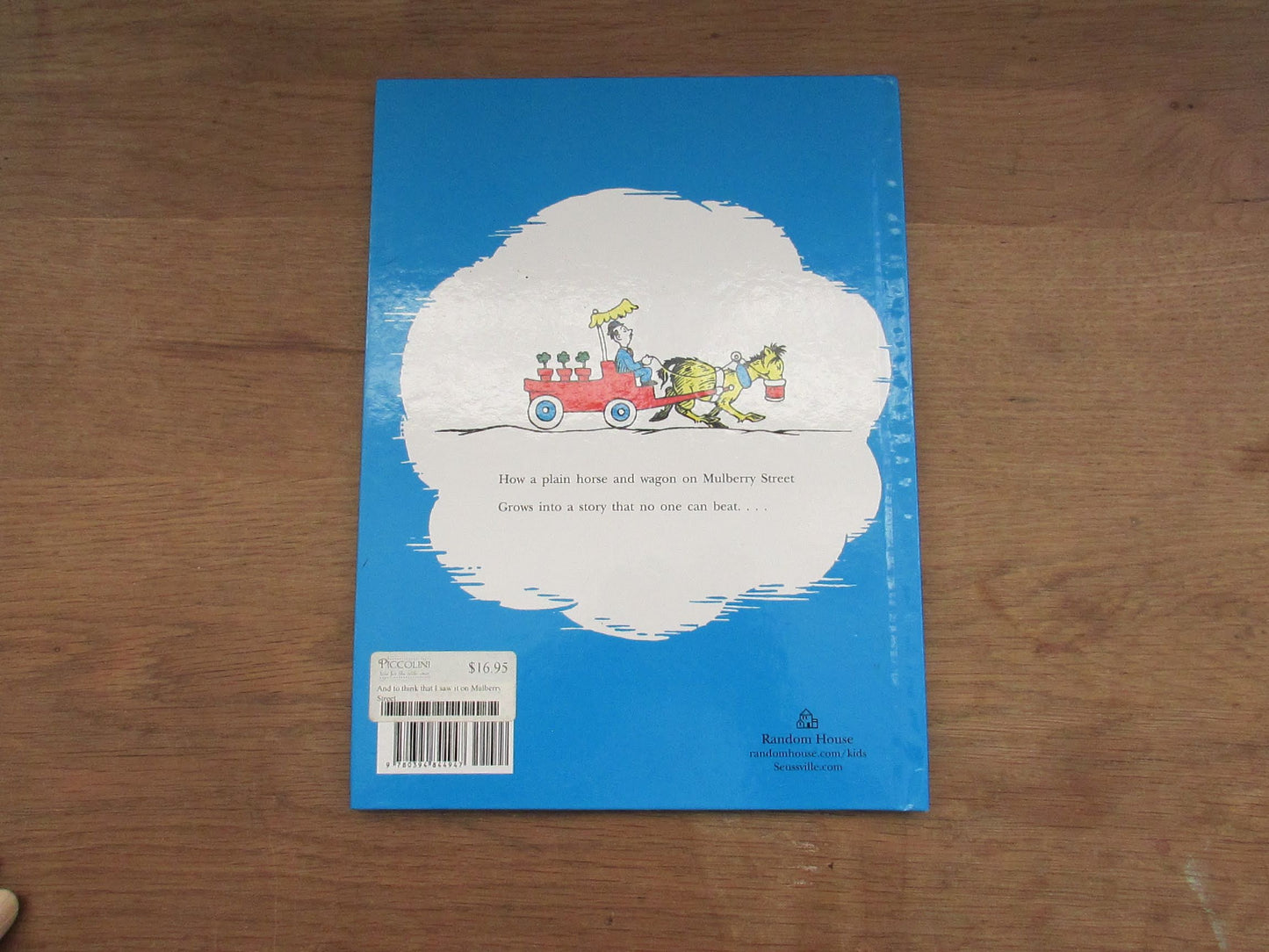 And To Think That I Saw It On Mulberry Street, by Dr Seuss (Hardback, 1989)