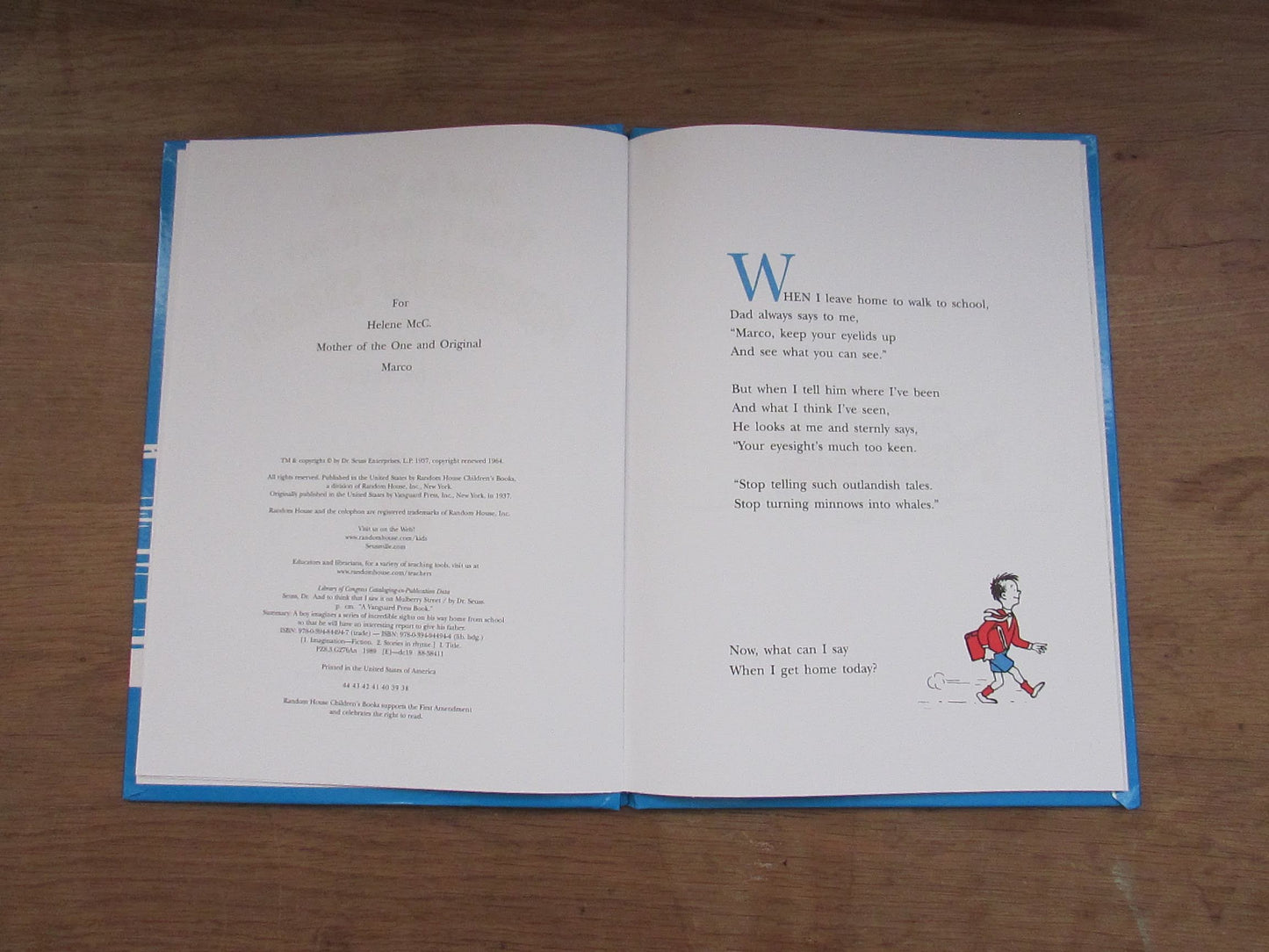 And To Think That I Saw It On Mulberry Street, by Dr Seuss (Hardback, 1989)