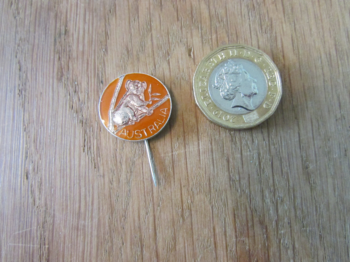 Vintage enamelled Australia Koala souvenir pin