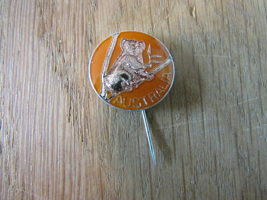 Vintage enamelled Australia Koala souvenir pin