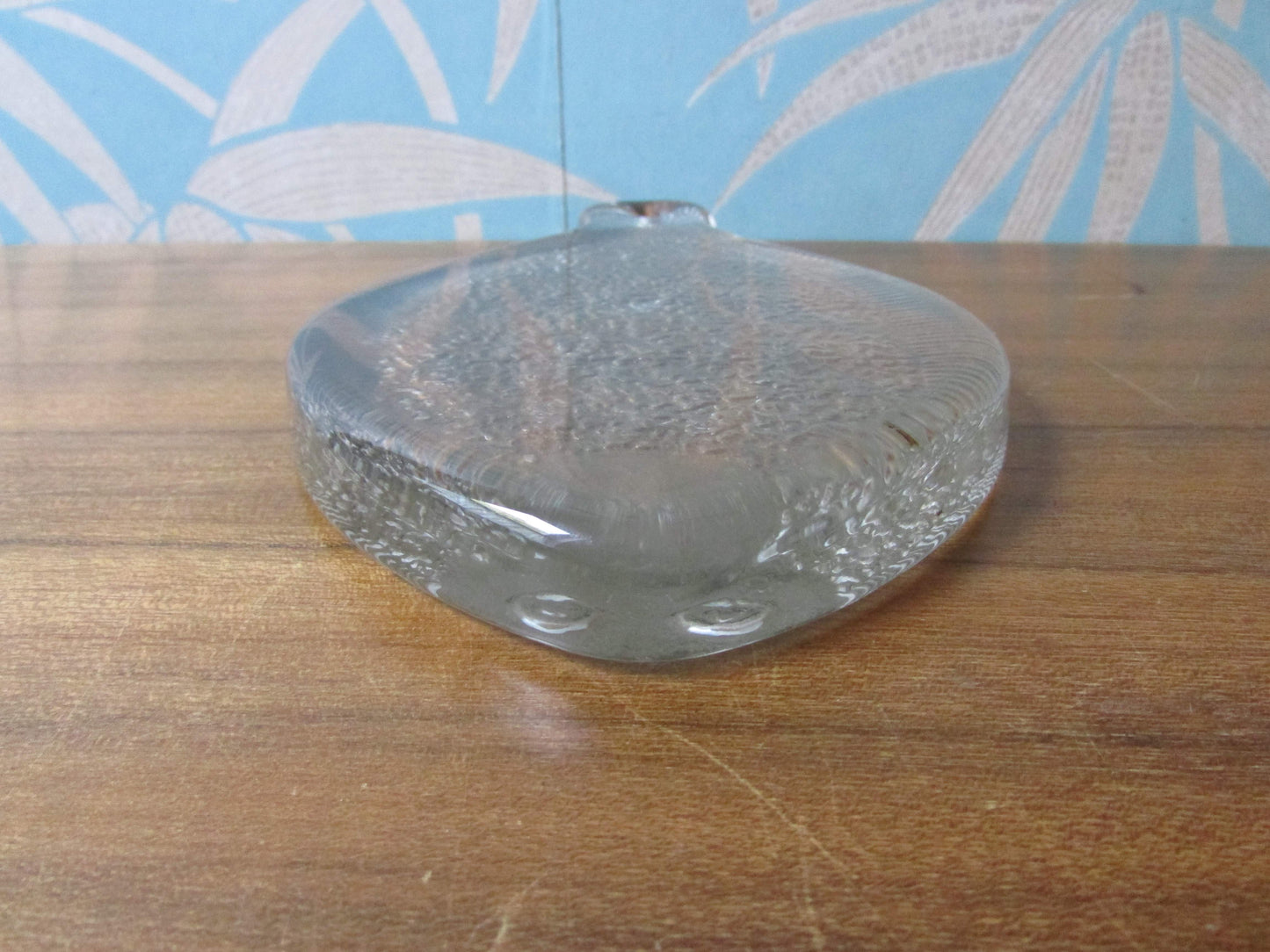 Mid-century Scandinavian art glass fish trivet