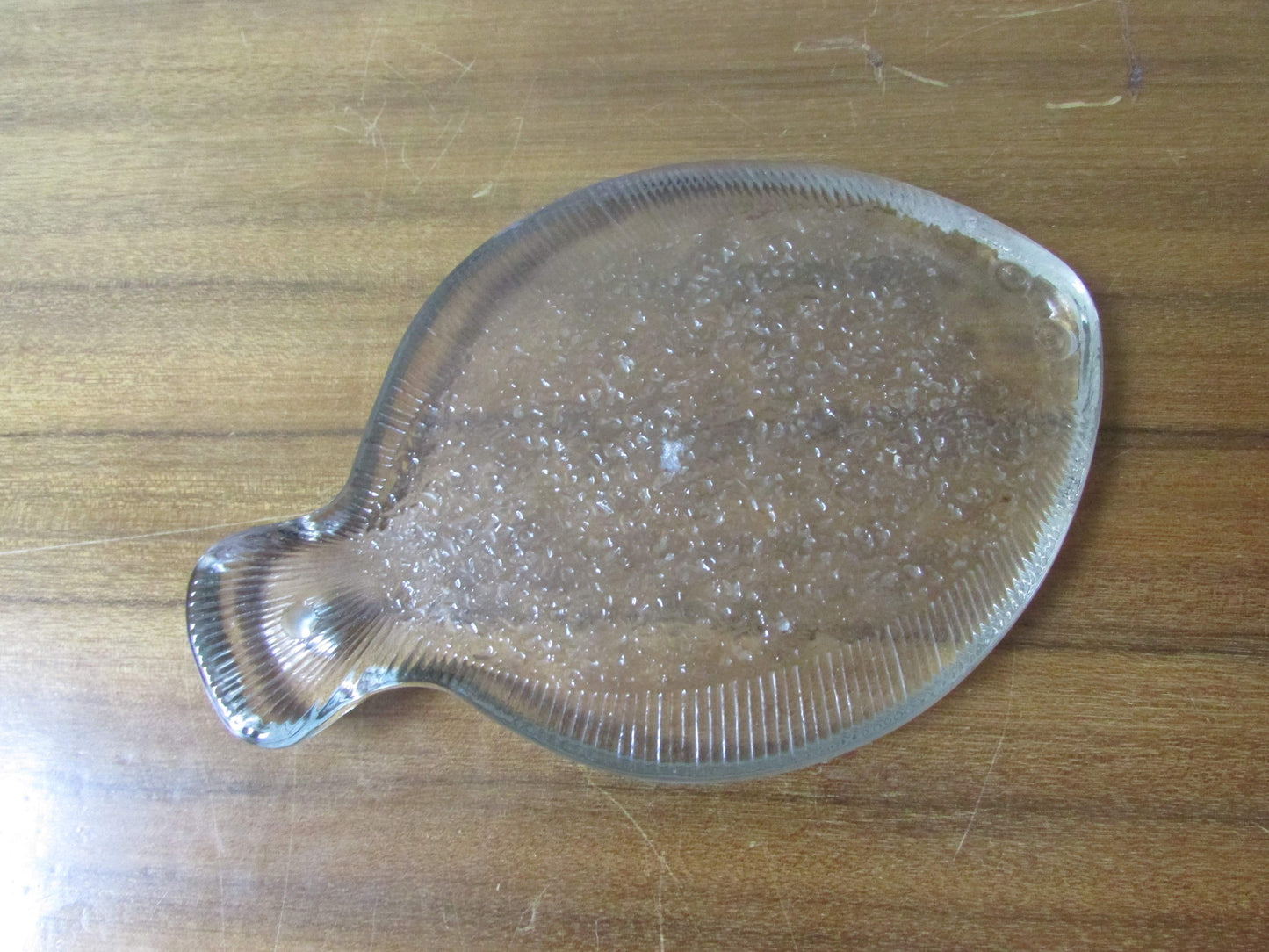 Mid-century Scandinavian art glass fish trivet