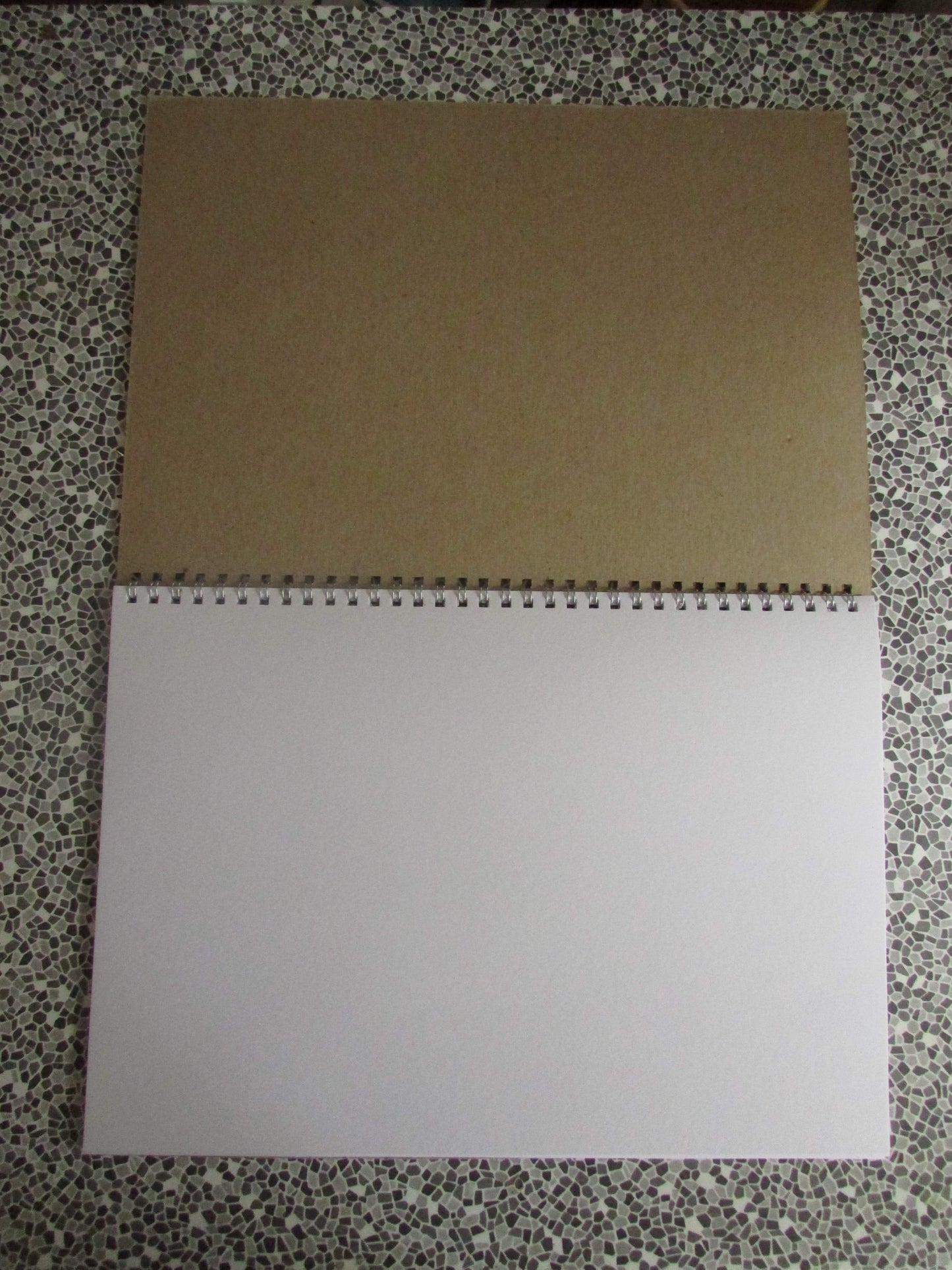 Home-made A4 wire bound sketchbook using 130gsm Cartridge Paper, Gymnopédies