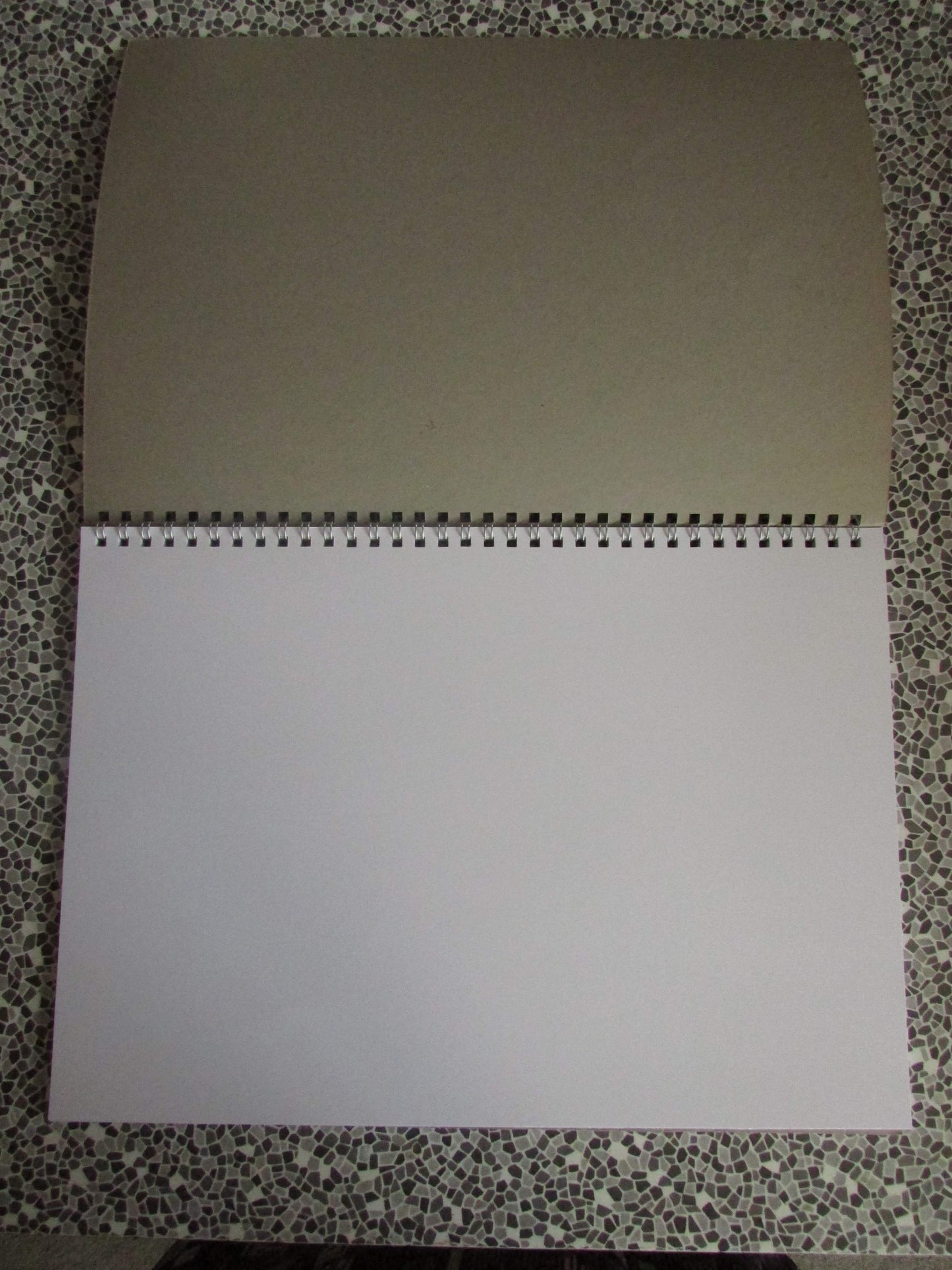 Home-made A4 wire bound sketchbook using 170gsm Acid Free Cartridge Paper, Los Norte