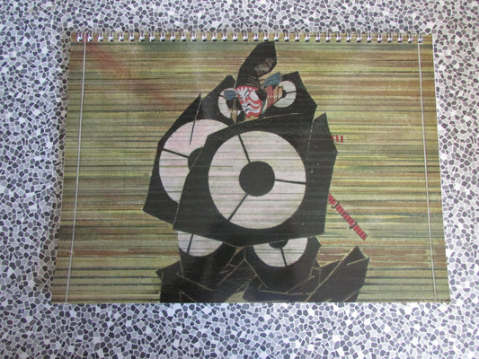 Home-made A4 wire bound sketchbook using 170gsm Acid Free Cartridge Paper, The Mikado