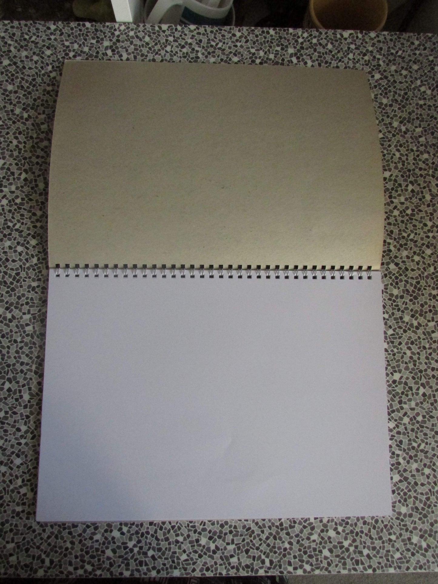 Home-made A4 wire bound sketchbook using 170gsm Acid Free Cartridge Paper, The Mikado