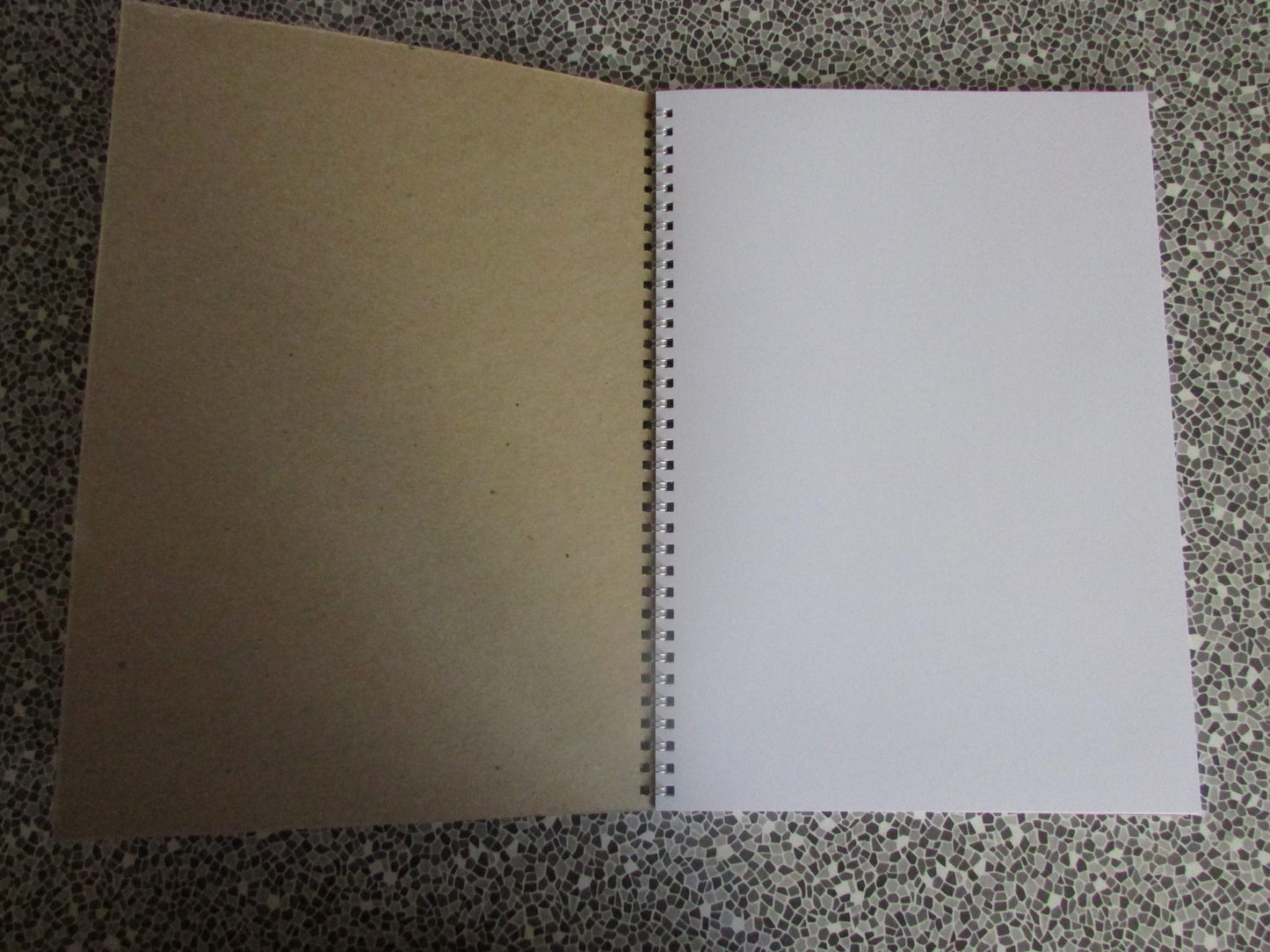 Home-made A4 wire bound sketchbook using 170gsm Acid Free Cartridge Paper, Cha Cha Cha