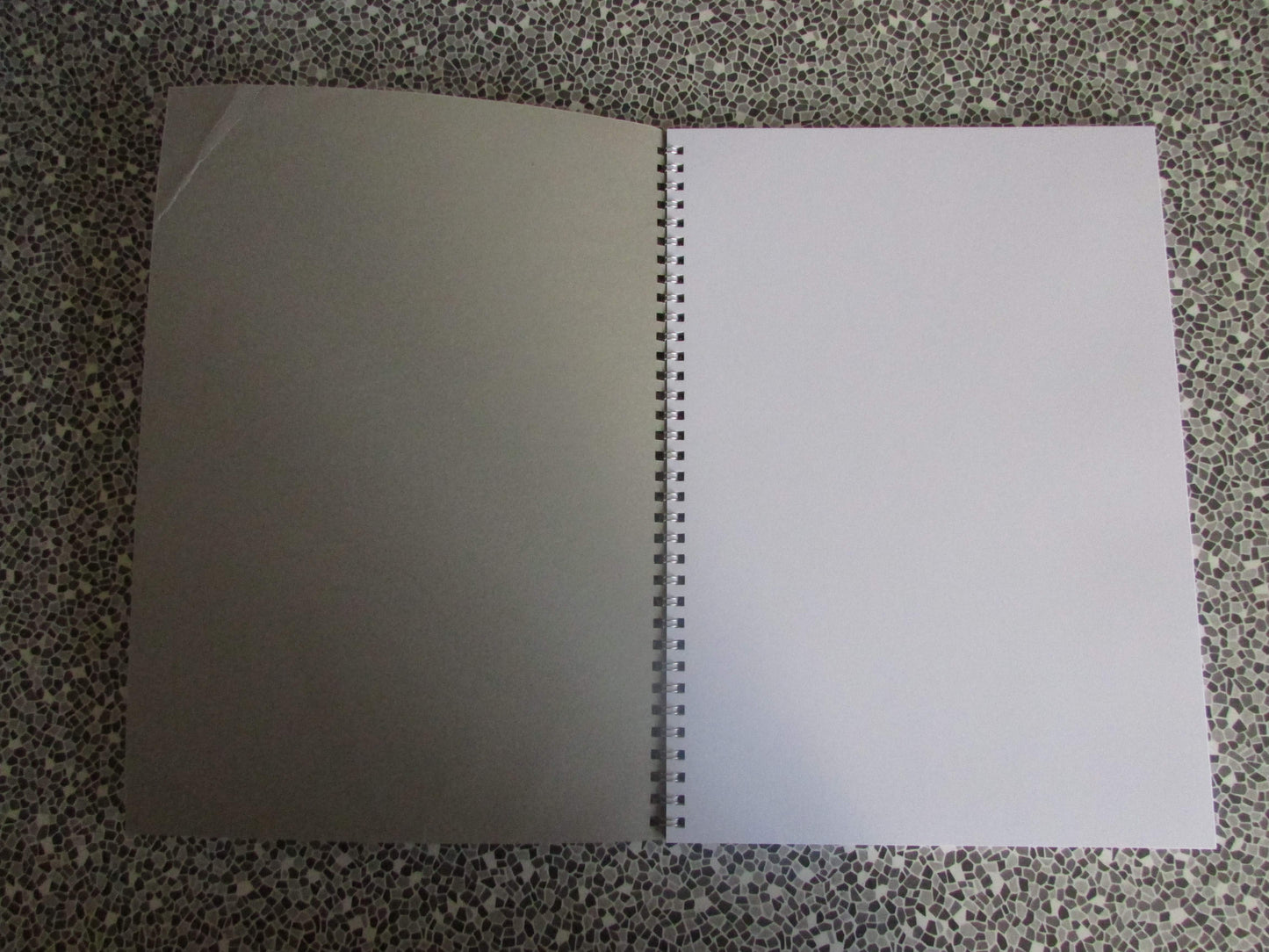 Home-made A4 wire bound sketchbook using 170gsm Acid Free Cartridge Paper, Big Ben Banjo Band
