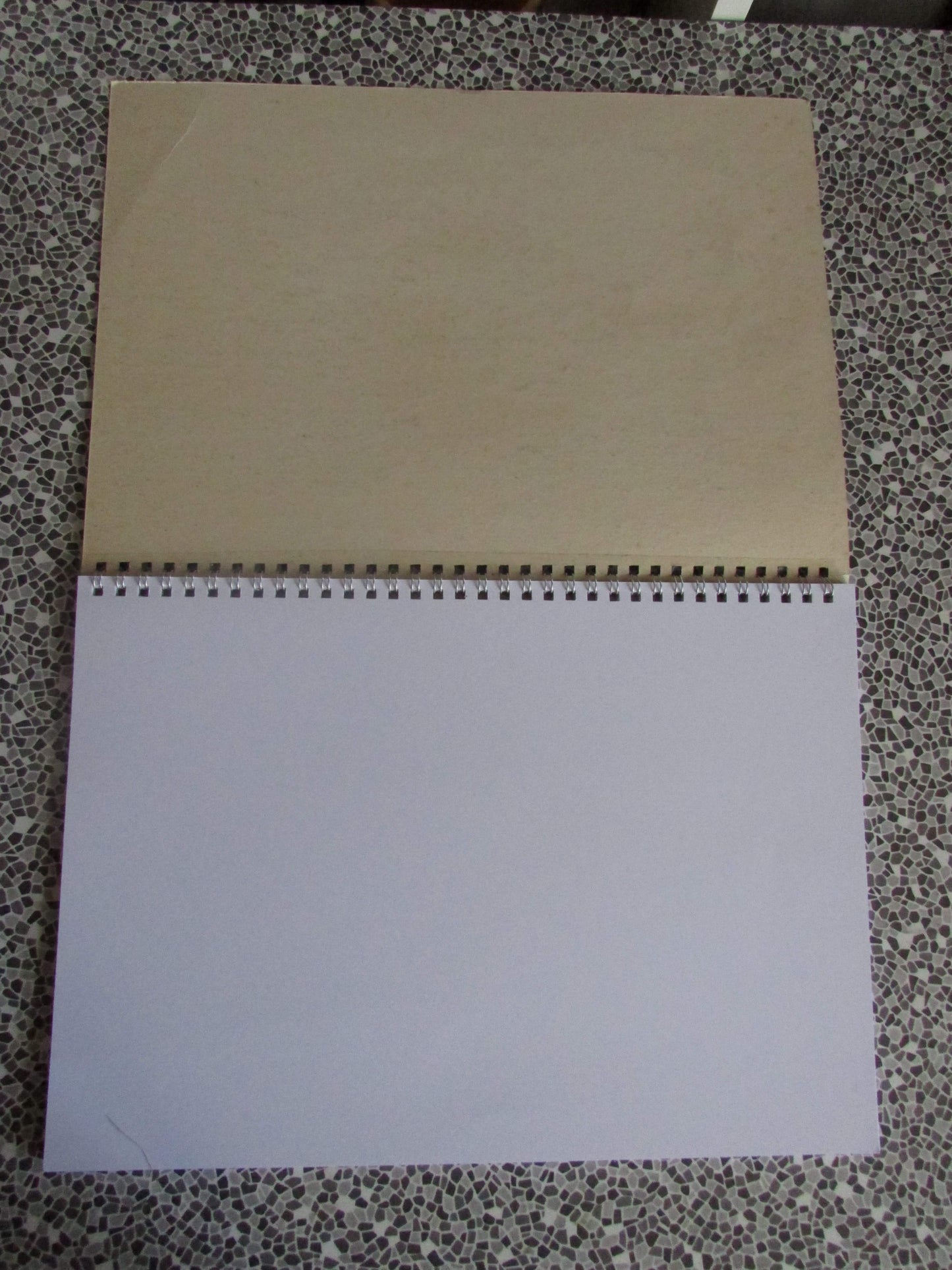 Home-made A4 wire bound sketchbook using 170gsm Acid Free Cartridge Paper, Holiday in The Alps