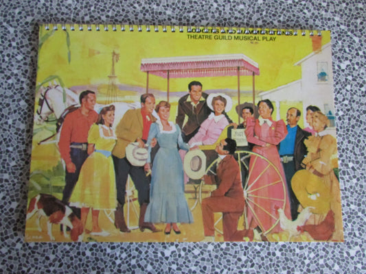 Home-made A4 wire bound sketchbook using 130gsm Cartridge Paper, Oklahoma!