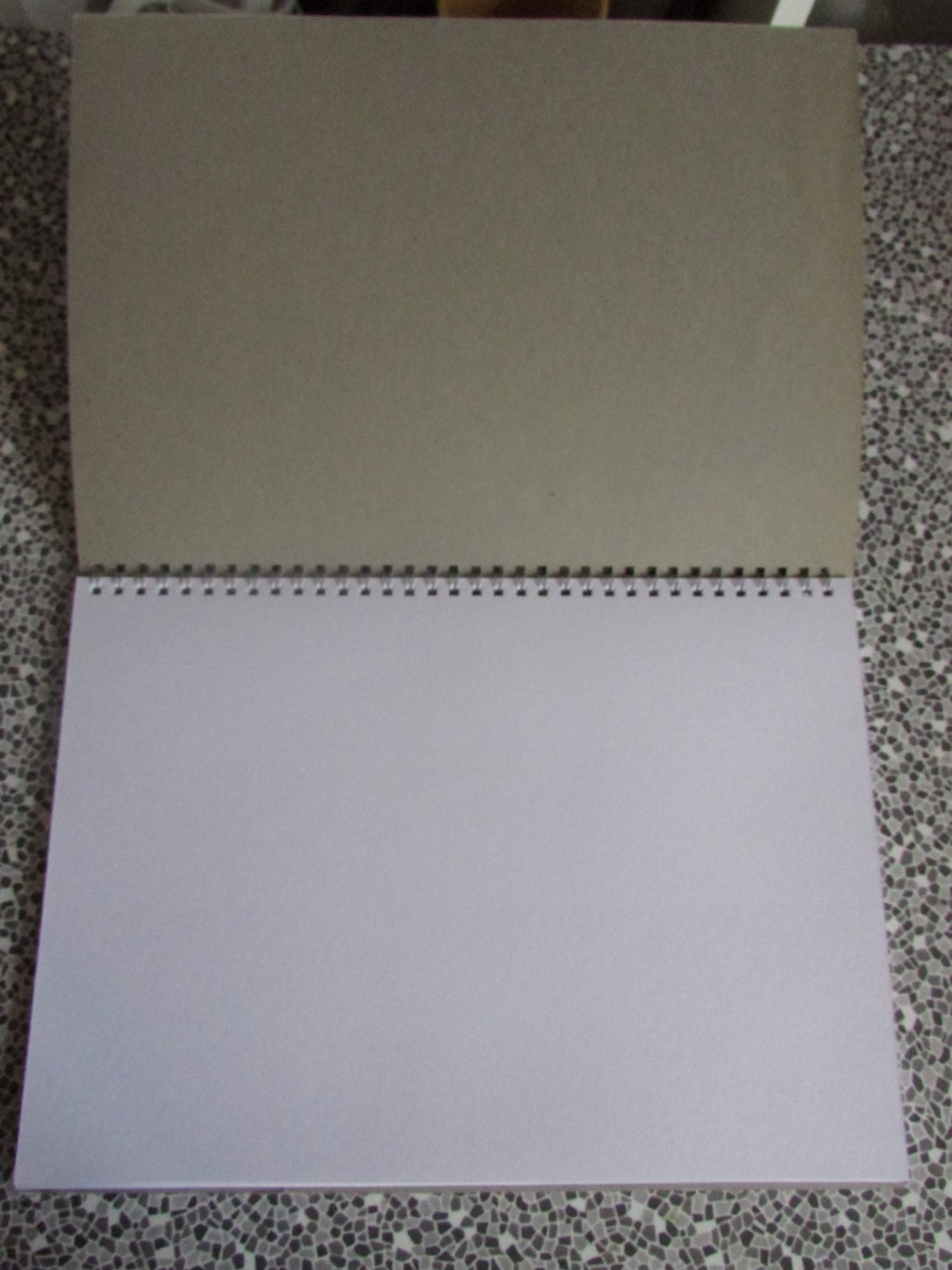 Home-made A4 wire bound sketchbook using 130gsm Cartridge Paper, Oklahoma!