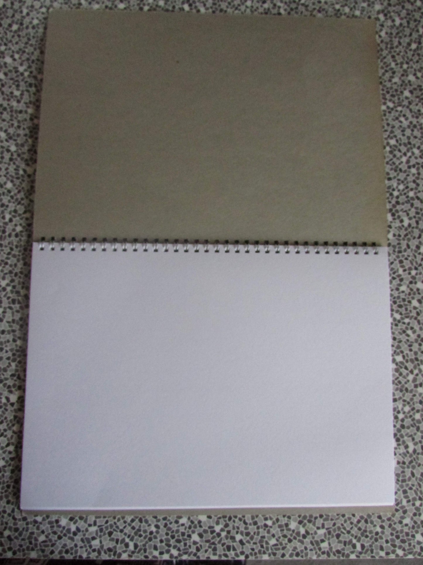 Home-made A4 wire bound sketchbook using 130gsm Cartridge Paper, Something Old - Something New