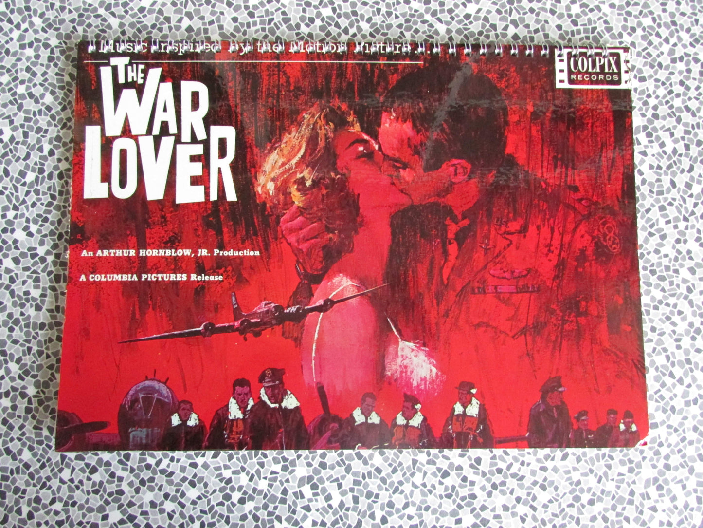 Home-made A4 wire bound sketchbook using 130gsm Cartridge Paper, The War Lover