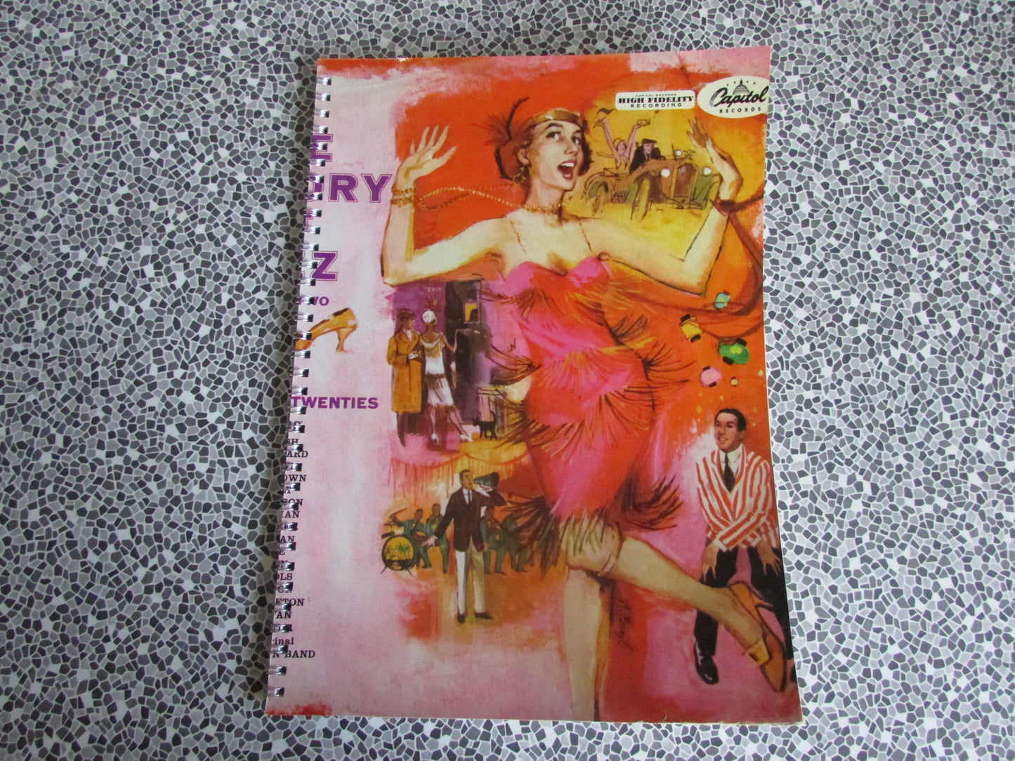 Home-made A4 wire bound sketchbook using 170gsm Acid Free Cartridge Paper, The History of Jazz