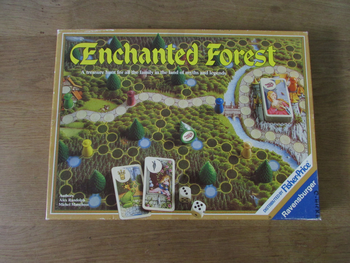 1982 Ravensberg Enchanted Forest fantasy board game (see description below)
