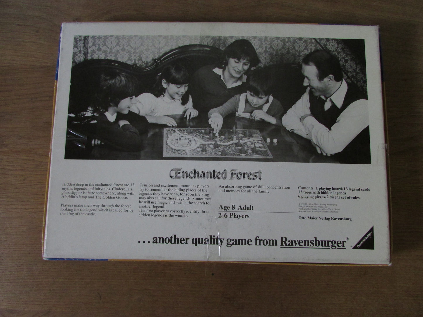 1982 Ravensberg Enchanted Forest fantasy board game (see description below)