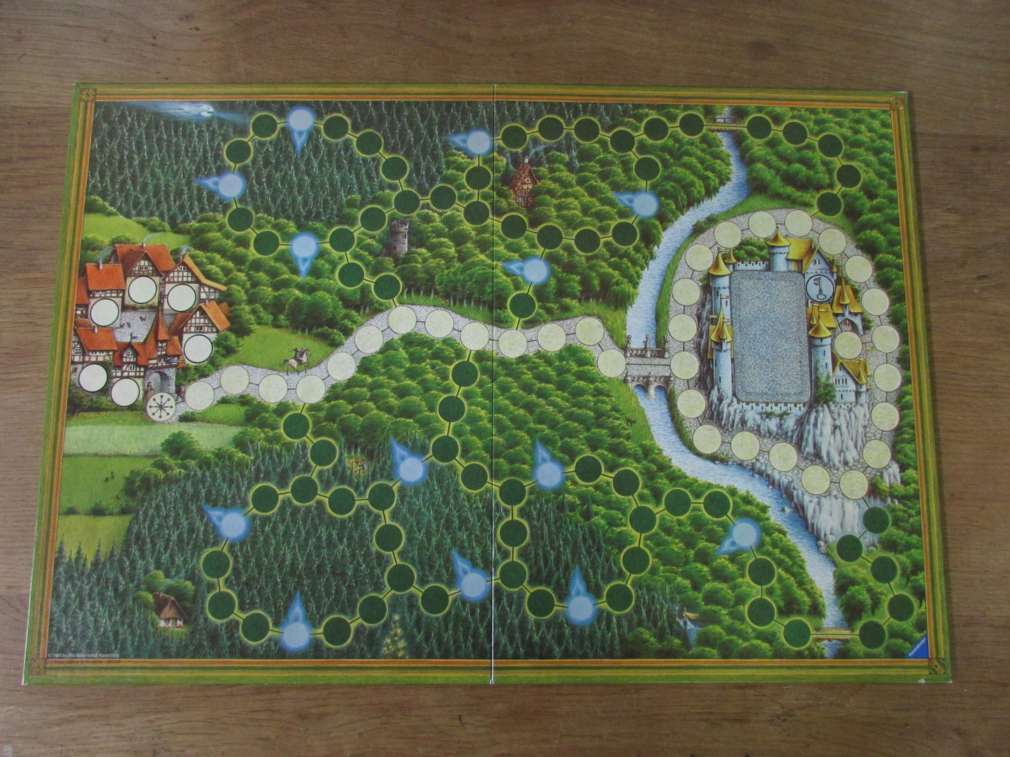 1982 Ravensberg Enchanted Forest fantasy board game (see description below)