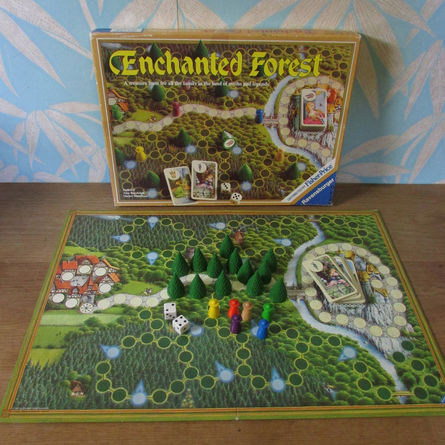 1982 Ravensberg Enchanted Forest fantasy board game (see description below)