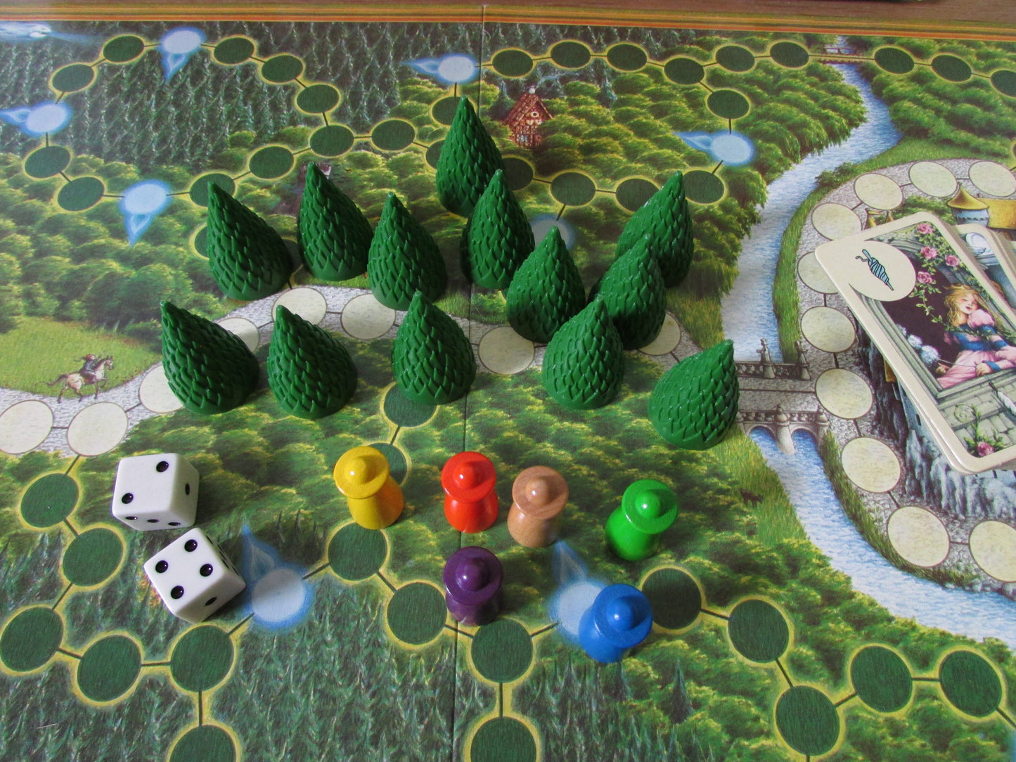 1982 Ravensberg Enchanted Forest fantasy board game (see description below)