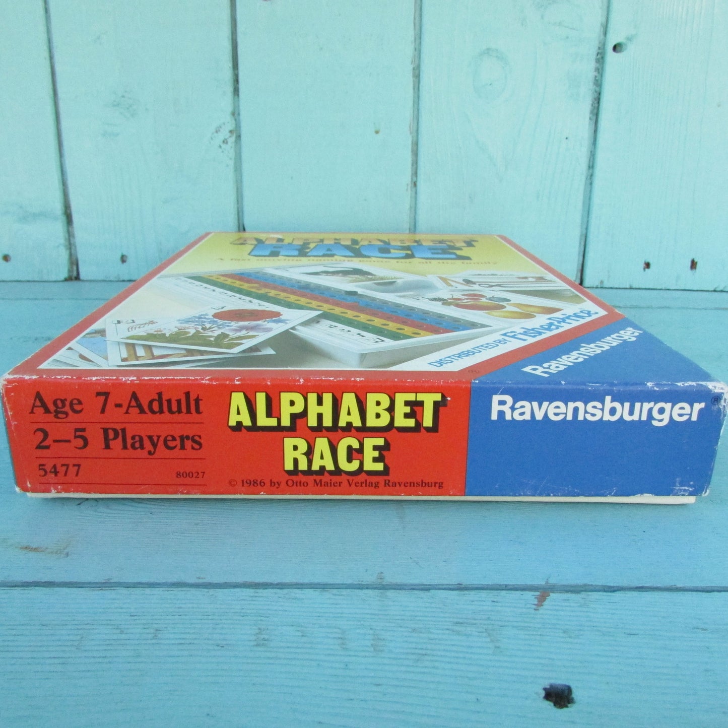 1986 Ravensburger/Fisher-Price Alphabet Race word game