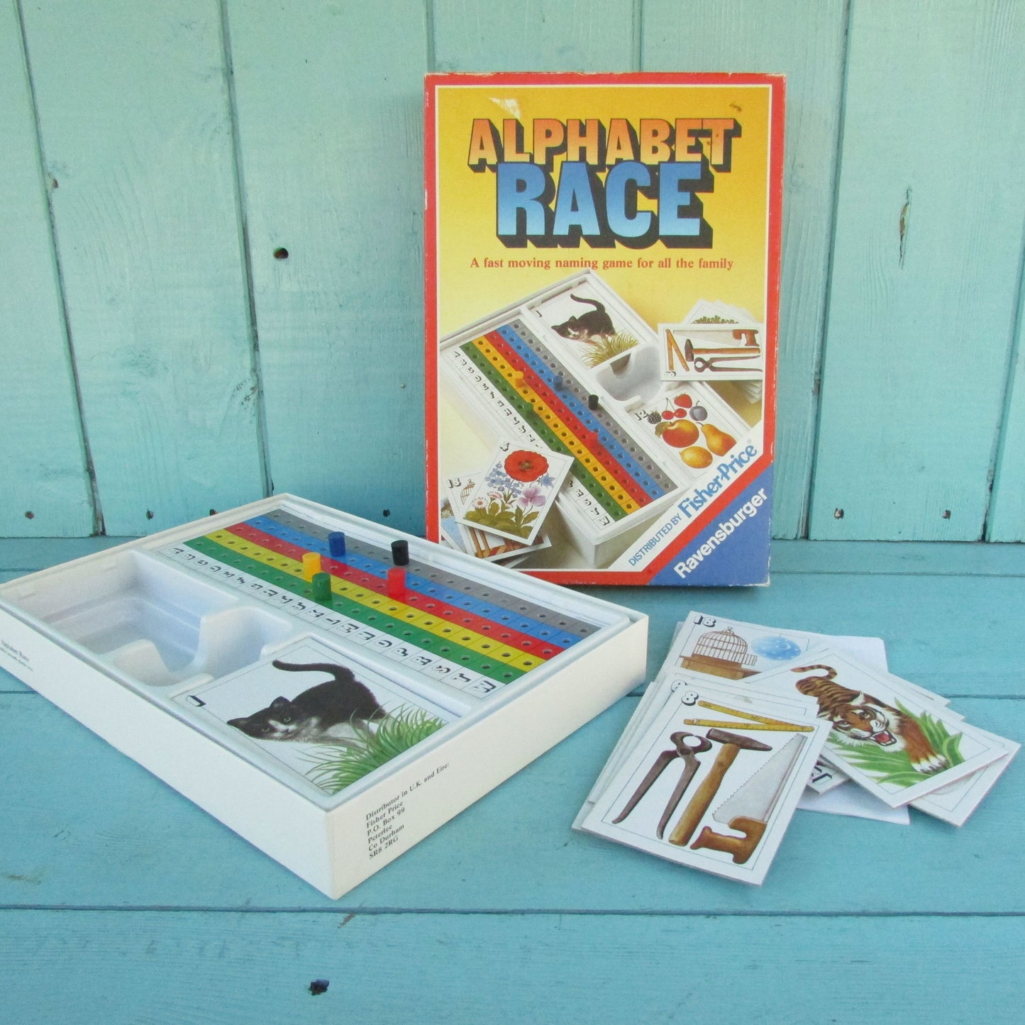 1986 Ravensburger/Fisher-Price Alphabet Race word game