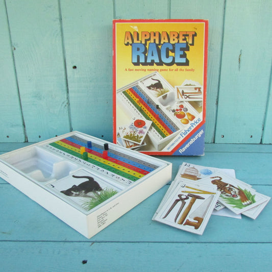 1986 Ravensburger/Fisher-Price Alphabet Race word game