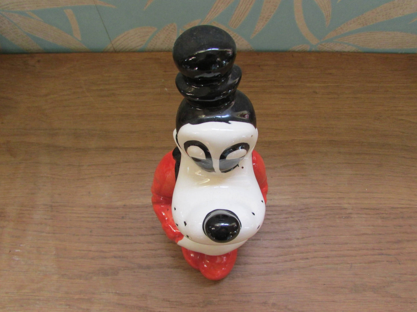 Staffordshire England ceramic Minnie Mouse, & Goofy figurines