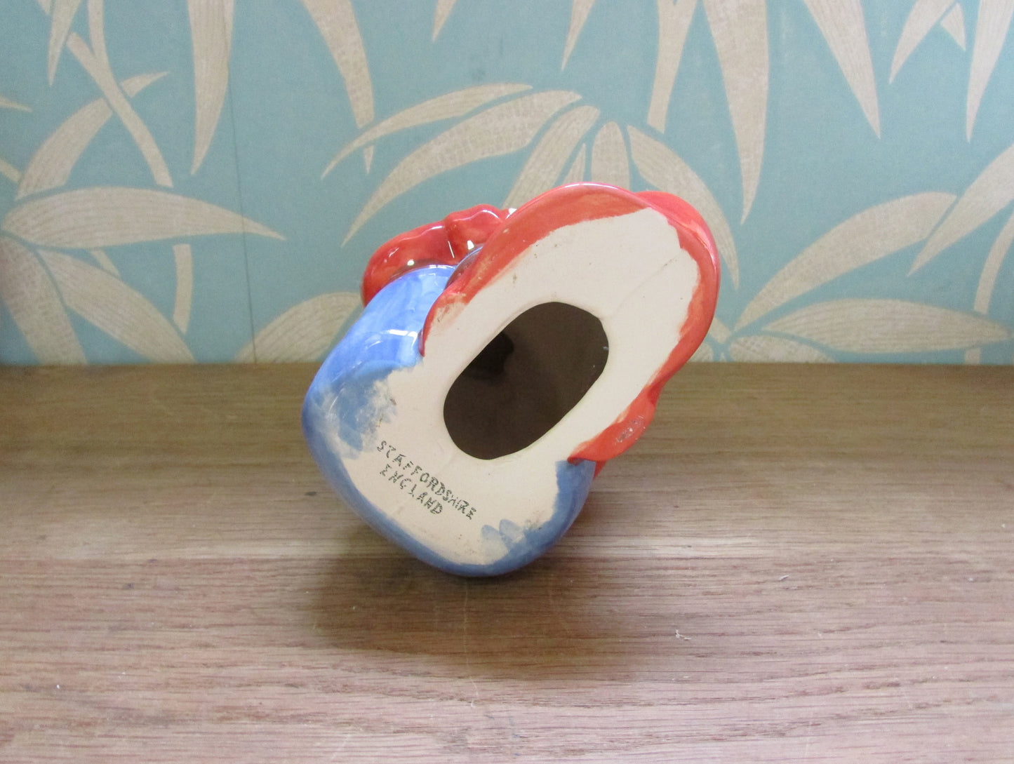 Staffordshire England ceramic Minnie Mouse, & Goofy figurines