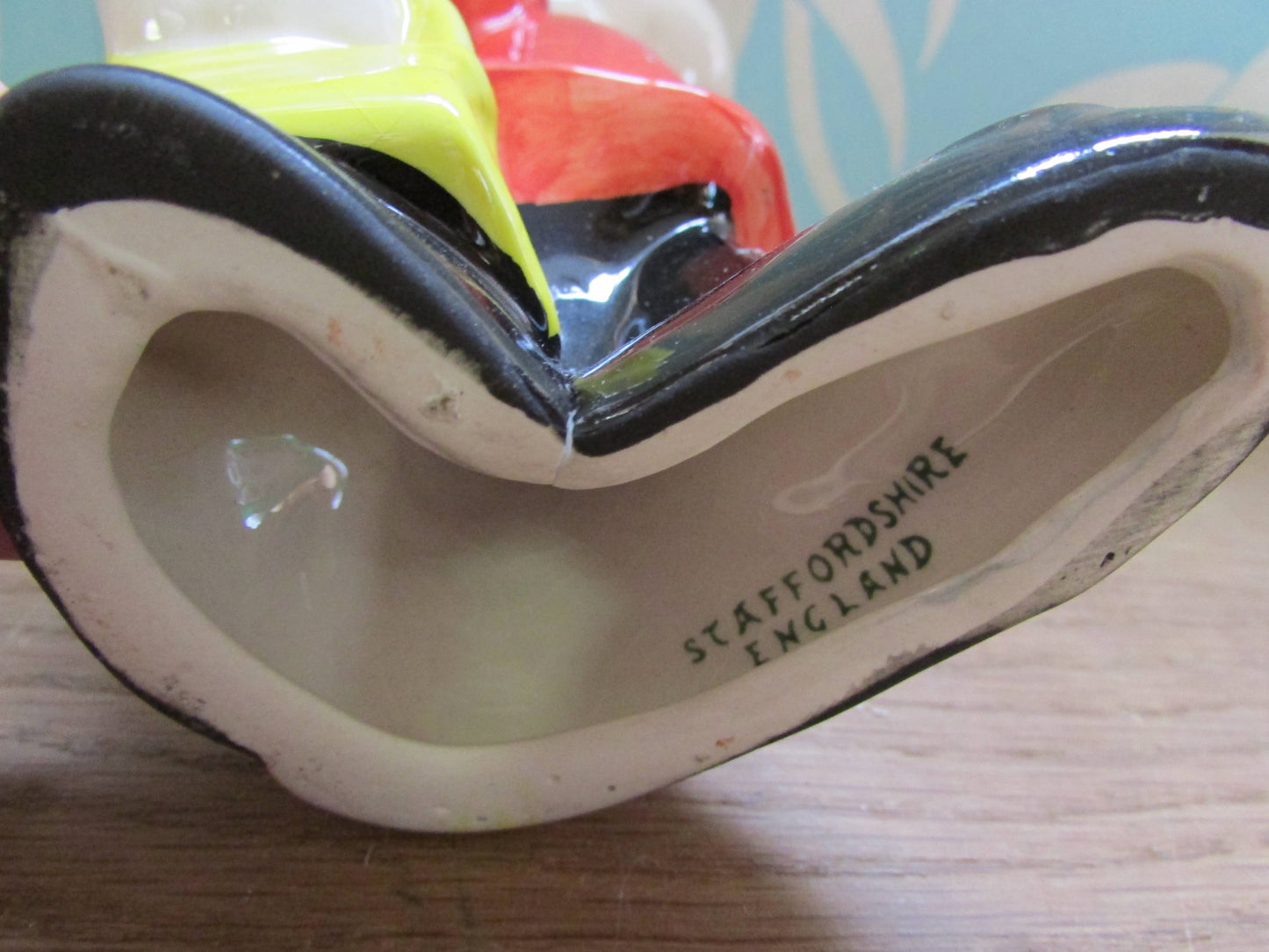 Staffordshire England ceramic Minnie Mouse, & Goofy figurines